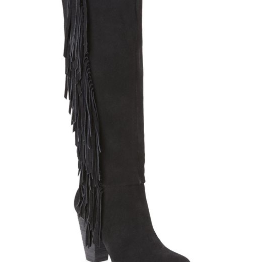 Rare STEVE MADDEN "Calissa" Fringe Boots!! 7.5